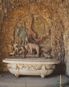 動物の洞窟、1565-69（石と青銅） 作： Giambologna